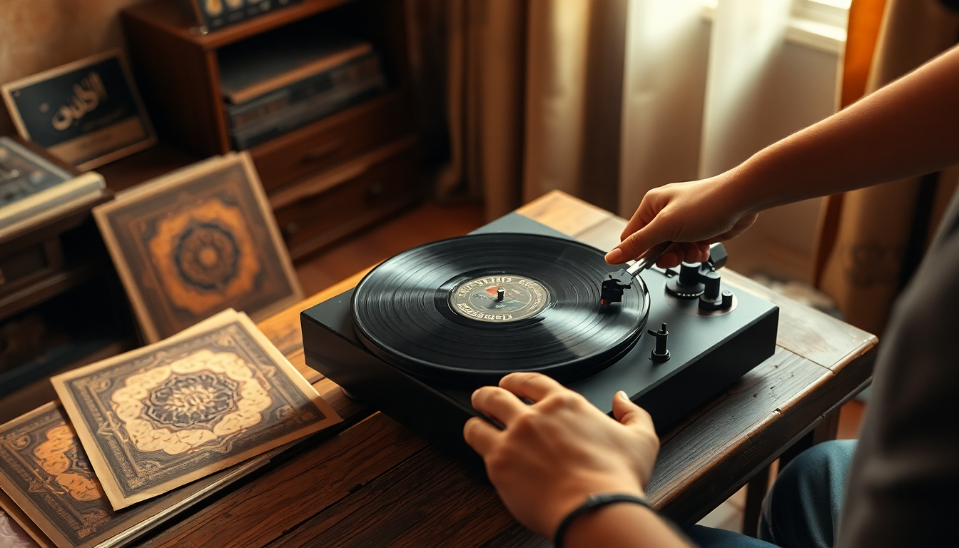vinyl record middle east