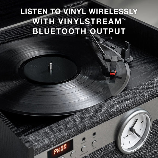 Century Signature 6-In-1 Bluetooth Turntable - Black | Victrola