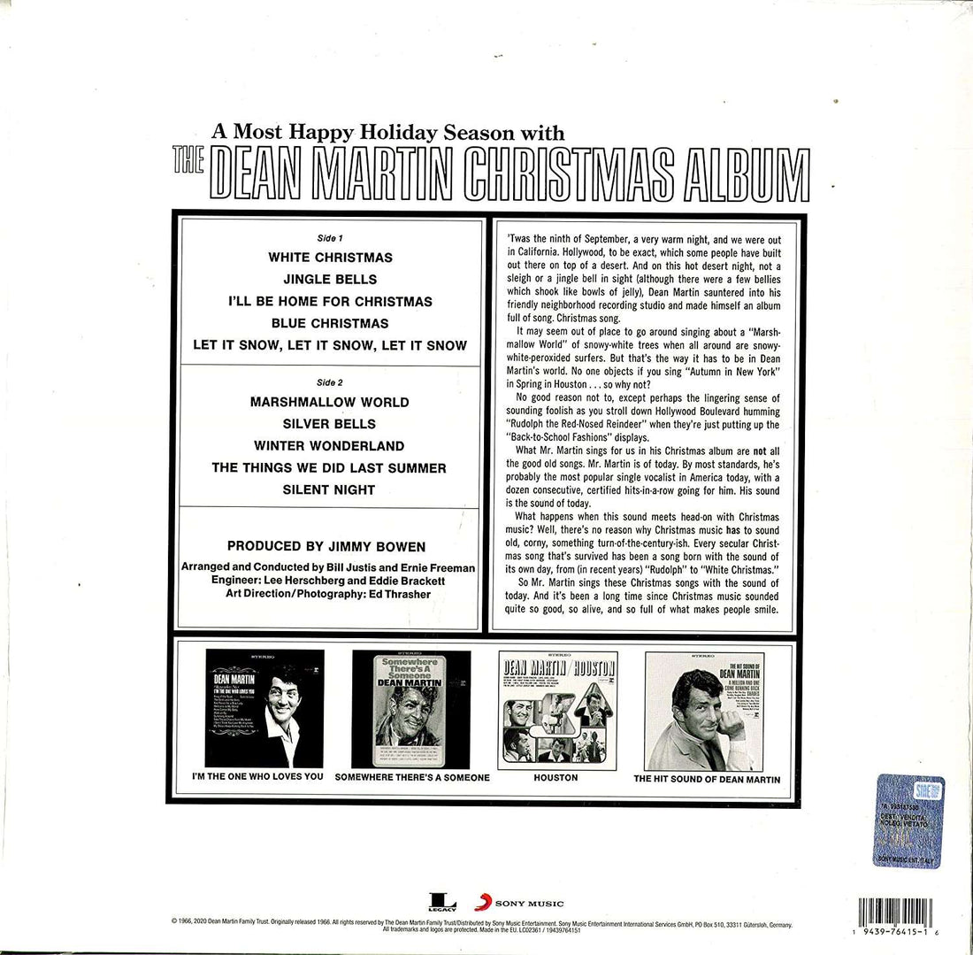 The Dean Martin Christmas Album | Dean Martin - Vinyl.ae