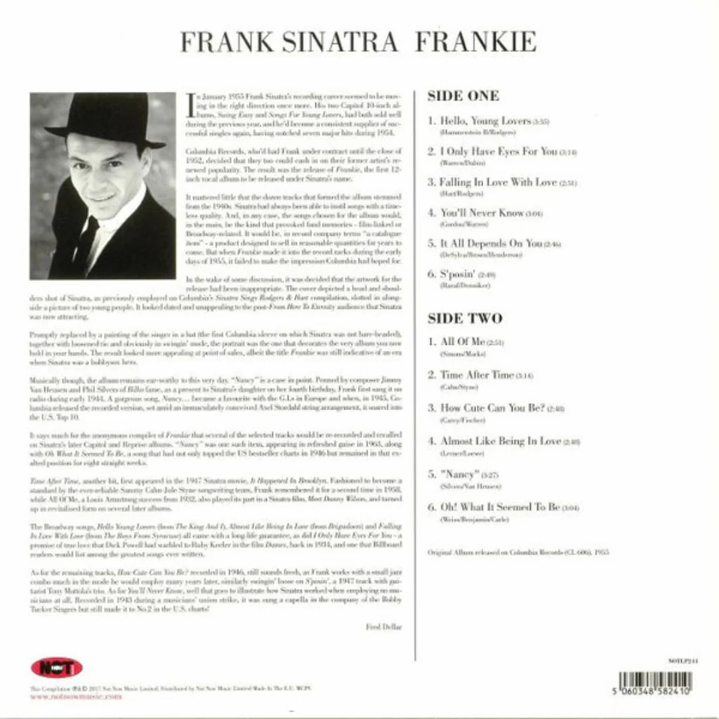 Frankie (Limited Edition Clear Vinyl) | Frank Sinatra