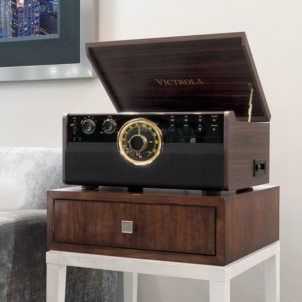 The Empire 6-in-1 Wood Record Player | Victrola